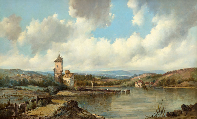 Lakeland Landscape by Alfred Vickers